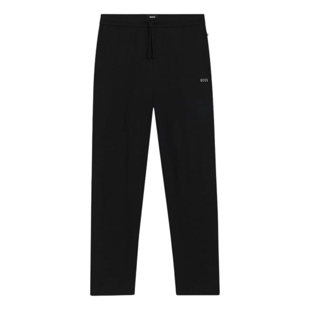 Boss Mens Waffle Logo Joggers / Black